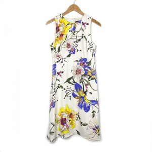 Banana Republic Floral Shift Dress Daisy Yellow